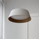 Axyaa Designer Wood Grain Ceiling Pendant Lamp for Home LED Lighting