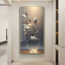 Axyaa Lotus Flower LED Wall Lamp: Modern Luxury Entrance Decoration