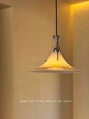Axyaa Modern Horn Glass Chandelier Pendant for Dining Room Bedroom