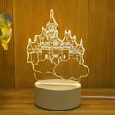 Axyaa 3D Acrylic LED Night Light | Romantic Bedroom Decoration Kids Lamp