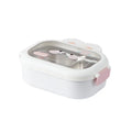 Axyaa Rabbit Design Stainless Steel Lunch Box, Large Capacity Bento Box