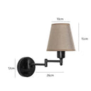 Axyaa Nordic Swing Wall Lamp with Dimmable Switch