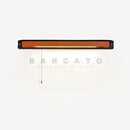 Axyaa Modern Black Orange LED Wall Lamp Shelf Sconce for Bedroom Living Room