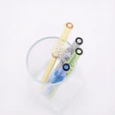 Axyaa Glass Straws Set: High Borosilicate, Ice-sugar Gourd, Cocktail, Milkshake Straw