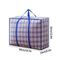 Axyaa Stripe Woven Bag: Large Capacity Storage & Organization Solution