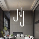 Axyaa Modern LED Pendant Light Chandeliers for Living Room Dining Room Indoor Lighting