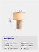 Axyaa Marble LED Touch Table Lamp for Ambiance in Living Room