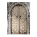 Morocco Door Arabic Art Canvas Poster by Axyaa for Home Decor