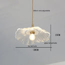 Axyaa Flower Glass LED Pendant Lamp, Modern Indoor Decor Lighting for Home