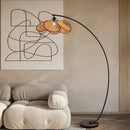 Axyaa Rattan LED Floor Lamp Nightlight for Home Decor Living Room Bedroom