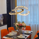Axyaa Modern LED Crystal Pendant Light for Home Decor