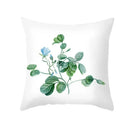Axyaa Fresh Ink Flower Print Pillowcase: Perfect for Office, Living Room, Car Decor