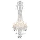 Axyaa Luxury Crystal Chandelier Modern K9 Candle Lamps Fixture