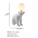 Axyaa Nordic Polar Bear LED Desk Lamp