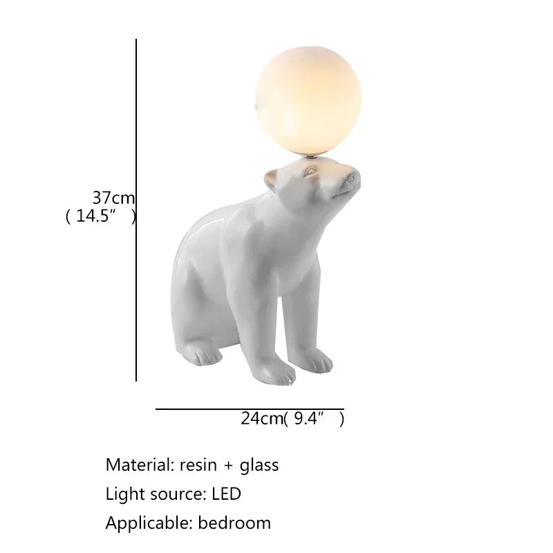 Axyaa Nordic Polar Bear LED Desk Lamp