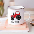 Axyaa Personalized Car Name Mug for Kids - Children's Hot Chocolate Cup With Handle
