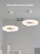 Axyaa Modern Nordic Cream Pendant Lamp for Elegant Living Room Décor