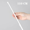 Axyaa Adjustable Metal Curtain Rod 30-110cm Telescopic Shower Poles