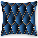 Axyaa Geometric Printed Pillowcase Double Sided Crystal Sofa Cushion Cover