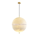 Axyaa Designer Moon Pendant Chandeliers: High-End LED Lighting for Elegant Living Spaces
