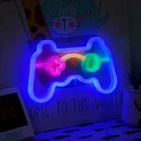 Axyaa Gaming Neon Lamp: USB/Battery Powered LED Night Light Wall Decoration