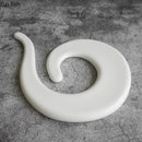 Axyaa White Ceramic Sushi Dessert Plate | Molecular Cuisine Display Specialty Tableware