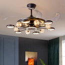 Axyaa Kids Bedroom Ceiling Fan with Remote Control and LED Light