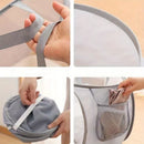 Axyaa Foldable Mesh Laundry Hamper with Handles: Versatile Storage Bag for Multiple Rooms