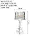 Axyaa LED Ghost Shadow Acrylic Desk Lamp for Home Decor & Office Lighting