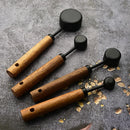 Axyaa Stainless Steel Measuring Cups Spoons Set - Baking Coffee Bartending Accessories