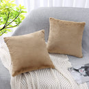 Axyaa Fur Cushion Cover - Soft Decorative Pillow for Couch or Sofa