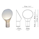 Axyaa Minimalist Floor Lamp Speaker for Living Room, Restaurant, and Study Desk