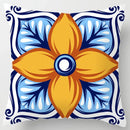 Colorful Geometric Flower Pillow Case by Axyaa: Simple Polyester Sofa Decorative Cover