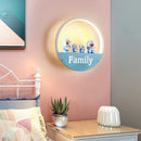 Axyaa Round Modern Wall Lamp Nordic Wall Sconces Indoor Lighting for Living Room Bedroom