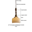Axyaa White PVC LED Pendant Light, Japan Style Hanging Lamp for Children's Bedroom