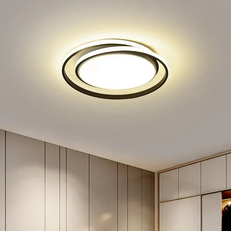 Axya Modern LED Gold Ceiling Light - Luxury Interior Chandelier for Home & Hospitality venues.