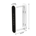 Axyaa Wall Mounted Clothes Hanger Organizer - Retractable Bathroom Balcony Storage Rack
