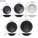 Axyaa Matte Ceramic Deep Plate Set - Restaurant Quality Tableware