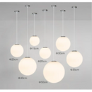 Axyaa Nordic Glass Ball Chandelier for Home Decor and Restaurant Lighting