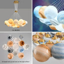 Axyaa Magic Bean Nordic Cream Chandelier - Modern Bedroom Lighting