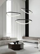 Axyaa Modern Designer Chandelier Hanging Pendant Lamp for Ceiling - Interior Lighting