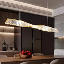 Axyaa Crystal Chandeliers LED Ceiling Lamp Hanging Lights for Living Room