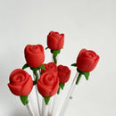 Axyaa Silicone Straw Toppers for Stanley Tumbler - Hearts Design Straw Covers