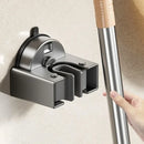 Axyaa Wall-Mounted Mop Rack & Broom Hook Clip for Bathroom & Kitchen Storage