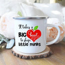 Teacher Enamel Mug by Axyaa - Creative School Water Cup - Perfect Teachers Day Gift