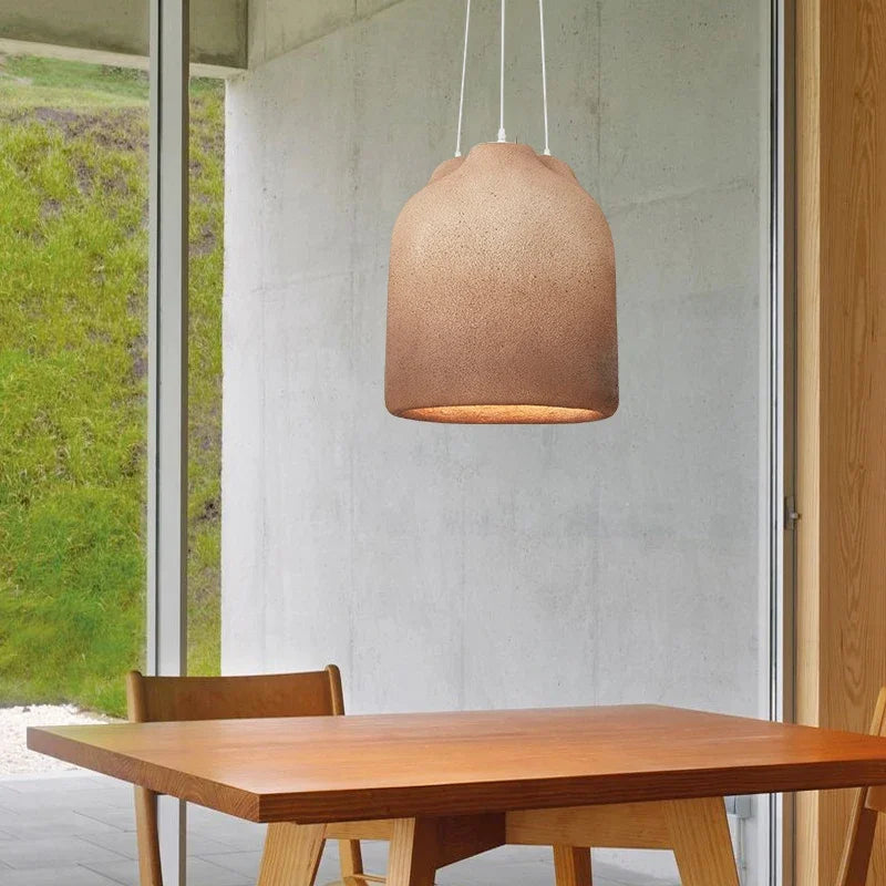 Axyaa Wabi Sabi LED Chandelier Coffee Pendant Light - Personality for Dining Room