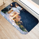 Axyaa Christmas Home Decoration Door Mat - Anti-Slip Floor Carpet