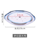 Axyaa Ceramic Sashimi Ice Tray for Molecular Cuisine and Artistic Presentation