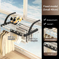 Axyaa Foldable Balcony Clothes Drying Rack - Portable, Retractable, and Space-Saving