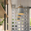Axyaa Minimalist Cylindrical Hemp Rope Pendant Light